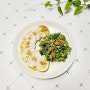 다이어트 식단 어린잎 순두부샐러드 오리엔탈 드레싱 만들기 연두부 샐러드