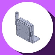 알루미늄 수동 정밀 Z축 Stage Z스테이지 [SLZ-125S]