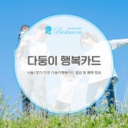 서울/경기/인천 다둥이카드 발급 및 혜택 정보