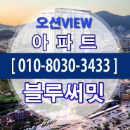 여수 블루써밋, 오션뷰 호텔형 소형 아파트!! 부동산 정보