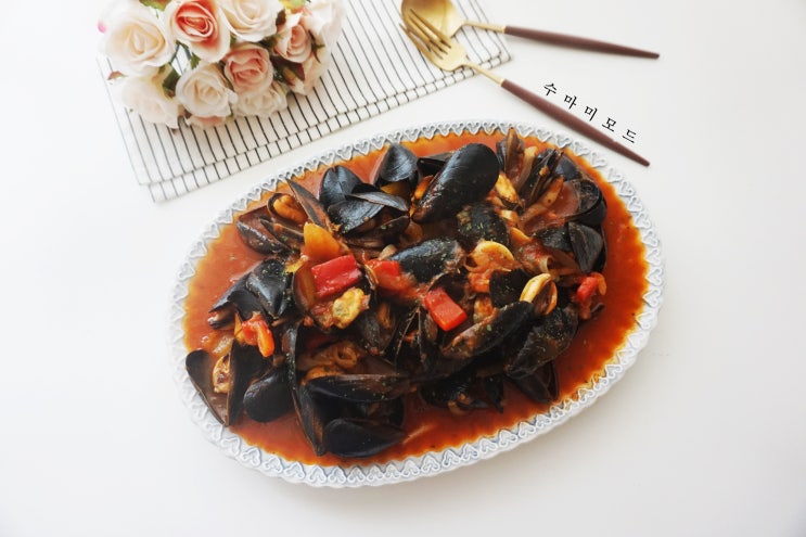 홍합스튜 맛있는 홍합찜 만드는 법 홍합요리 간단하게 맛있게 홍합 손질 까지 : 네이버 블로그