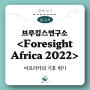 [보고서] 브루킹스연구소 <Foresight Africa 2022>