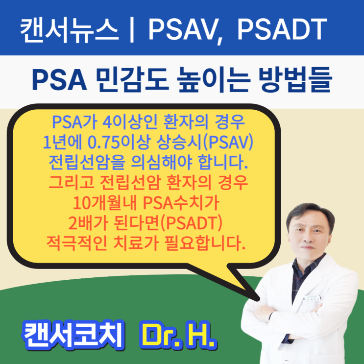 전립선특이항원속도(PSA Velocity, PSAV), 전립선암 검사, 전립선특이항원배가시간(PSADT) : 네이버 블로그