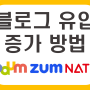 [블로그 팁] 블로그 유입 증가를 위한 다양한 검색 엔진 등록 - 다음, ZUM, 네이트