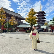 [일본여행] 도쿄 4일차 :: 아사쿠사 센소지, 기모노 체험, 디즈니씨 👘