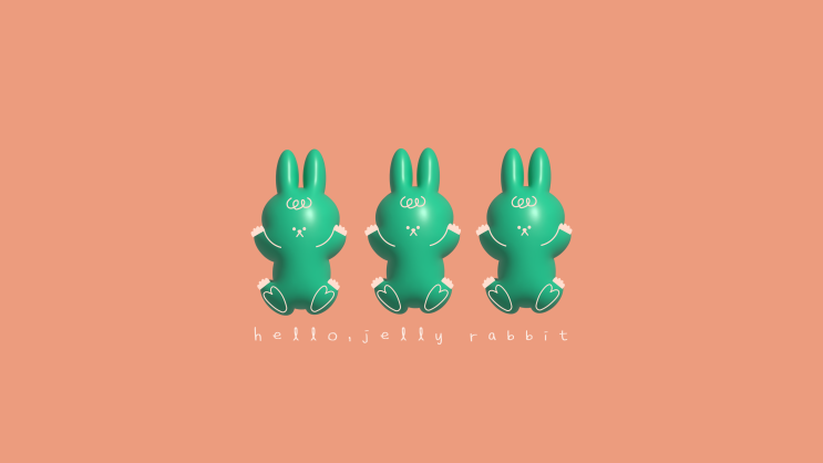 젤리래빗 아이패드/맥/노트북/피씨 컴꾸 배경화면 5종🐇💚 : 네이버 블로그