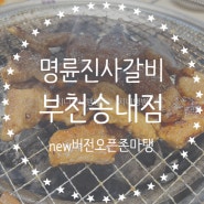 부천 송내역 맛집 :: 명륜진사갈비 부천송내점 new버전 오픈후기