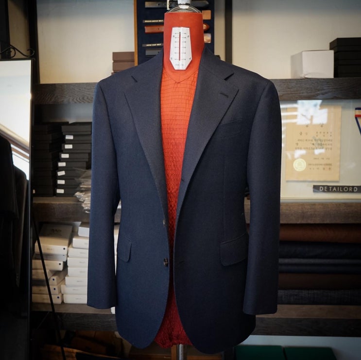 라끼아베 수트 / 덕데일 & 브로스 Fearnought 네이비 수트 / Dugdale& Bros Fearnought Navy ...