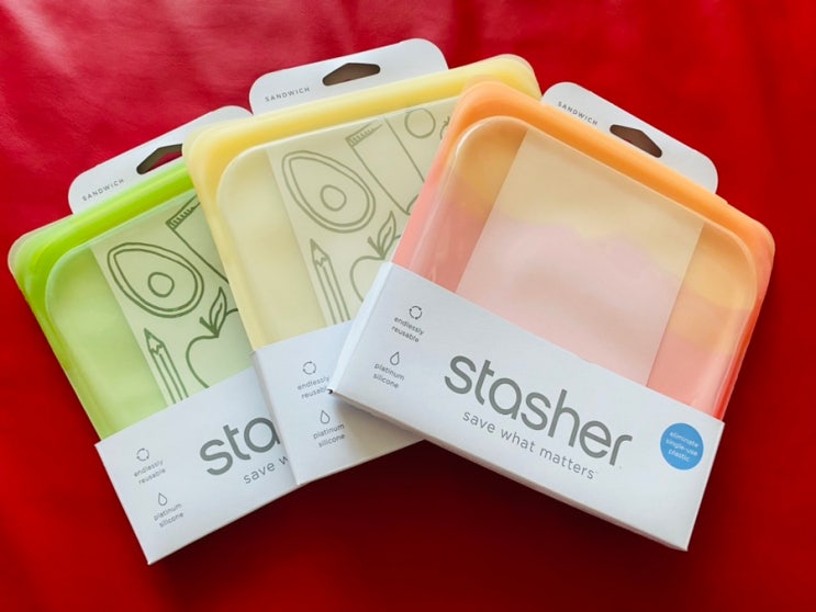 스타셔 Stasher 샌드위치 투명파우치 실리콘 지퍼백 : 네이버 블로그