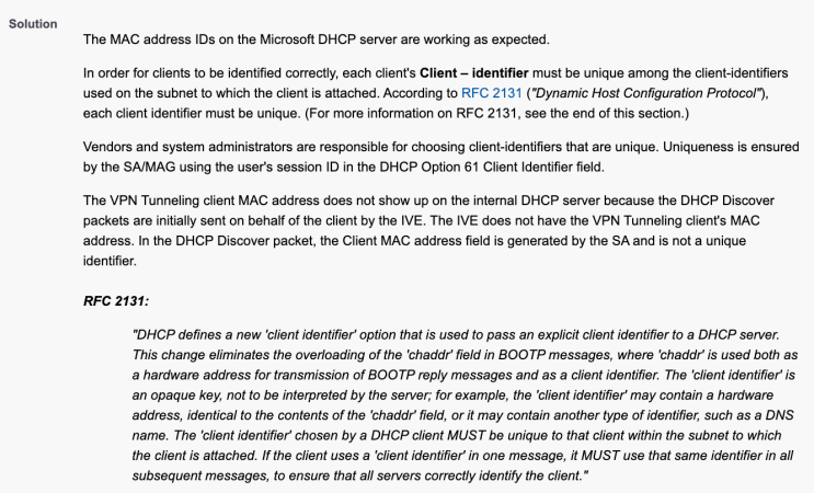 [이슈분석] Window DHCP 서버 Reservation 이해하기 (UID vs MAC) : 네이버 블로그