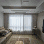 대전 sk뷰아파트 거실 및 안방 작은방 커튼 설치로 다양한 분위기를