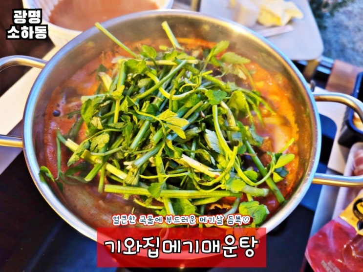 [광명 이케아 맛집] 얼큰한 메기매운탕에 수제비 퐁당! 소하동 기와집메기매운탕 : 네이버 블로그