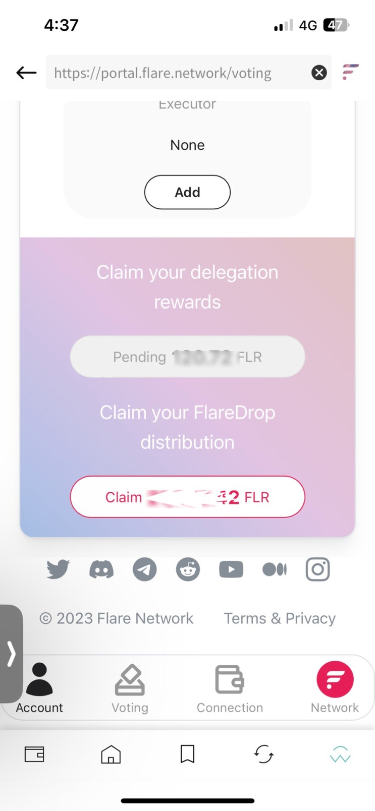 암호화폐] 플레어(FLR) 에어드랍 잔여 85%, 매월 Claim 하는 방법 (feat. 디센트 지갑) : 네이버 블로그