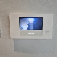 양산비디오폰 물금 범어리 범어현대아파트 경동나비엔 국선방식 비디오폰 UHA-776 설치.