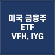 VFH, IYG ETF 미국 금융주에 투자하기