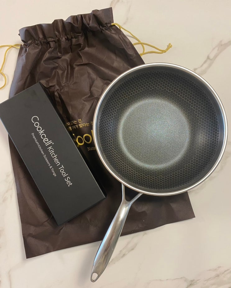 내돈내산 :: 쿡셀(cookcell) 블랙큐브 더블코팅 궁중팬 28cm : 네이버 블로그