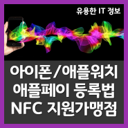 [IT] 애플페이 현대카드 등록하는 법 (교통카드 지원여부, NFC 지원 가맹점 정리)