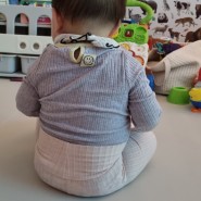 12개월아기 어린이집 등원룩 아프리콧스튜디오 젤리실내복 사이즈 후기