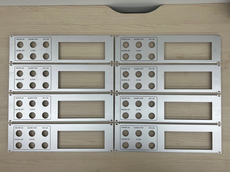 [산업용명판] 알루미늄(AL) 절곡 명판 제작(RACK NAME PLATE)-승진팩토리 : 네이버 블로그