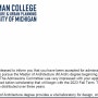 University of Michigan 합격 (2023)