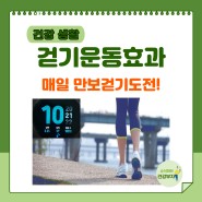 걷기운동효과(매일 만보걷기도전)
