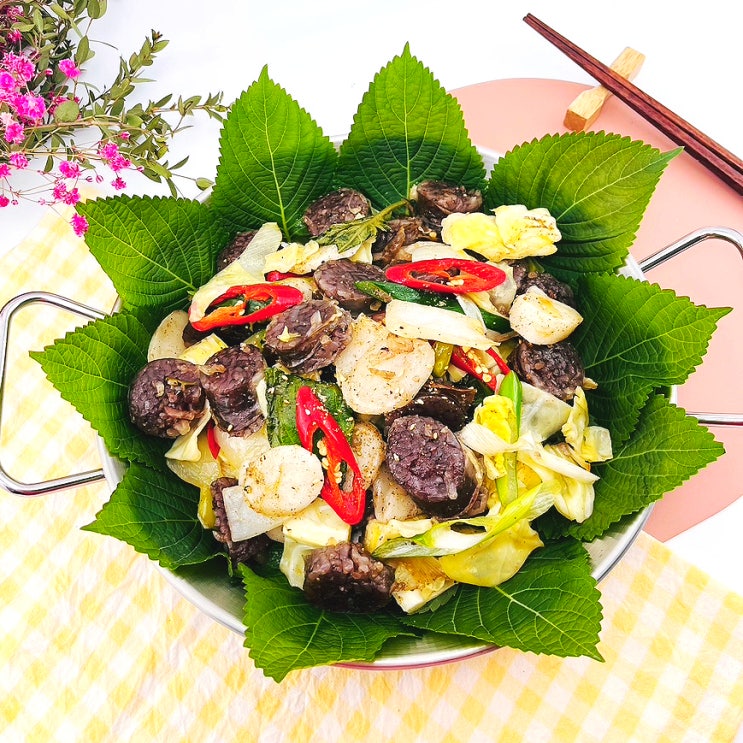 순대볶음/백순대 볶음/담백한 순대볶음 레시피/순대요리/술안주 : 네이버 블로그