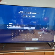 삼성전자 75인치 QLED 스마트 TV 구입 후 설치방법 및 사용방법 ( 모델명 KQ75QB67AFXKR )
