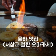 김해 율하 <서상교 철판 오마카세> 특별한 외식하기 좋은 곳