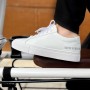 깔끔한 운동화 여자 흰색 스니커즈 P31 화이트 신발