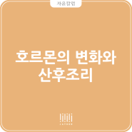 호르몬의 변화와 산후조리