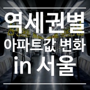 [2023년] 역세권별 서울 아파트값 변화 알아보기!