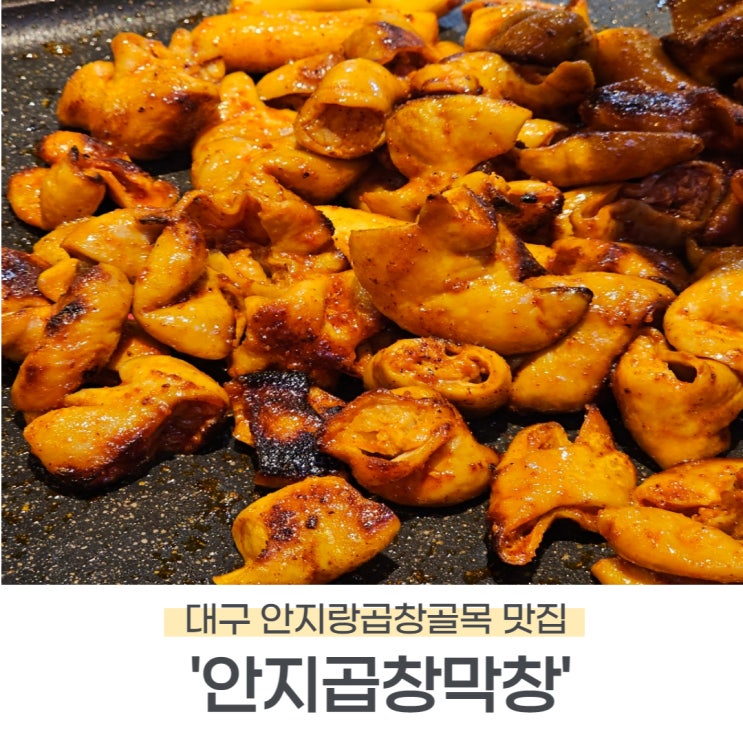 [대구 남구] 안지랑곱창골목 찐맛집 '안지곱창막창' : 네이버 블로그