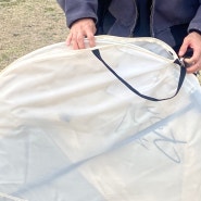 [솔로살기] 한강 텐트는 4월 1일부터. 주말에 맛본 봄 🌿