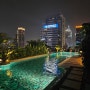방콕 반얀트리 호텔 후기 - 수영장, 루프탑바, 조식 (+레이트 체크아웃)