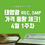 [쏘네] 4월 1주차 태양광 REC, SMP 가격 동향