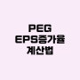 주식 PEG 계산, 피터린치 EPS 증가율 공식