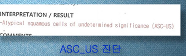 자궁 경부 비정형세포 ASCUS 뜻과 대응 방법 : 네이버 블로그