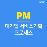 [PM] 8w5d_대기업 서비스 기획 프로세스