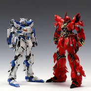 [VP]RX-93-υ2 Hi-υ Gundam Conversion Parts for MGg하이뉴건담 & [NEOGRADE+MG] MSN-06S SINANJU Ver.Ka 시난주