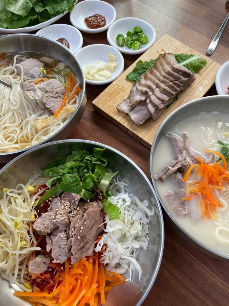 제주맛집 조천 고기국수가 맛있는 면주막