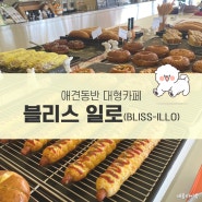 목포 근교 무안 일로읍 애견 동반 대형카페 블리스일로 베이커리 맛집 다녀온 후기