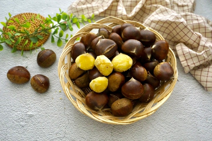 밤 찌기 찌는 시간 제철 밤껍질 까는법 : 네이버 블로그