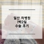 일산 차병원 외과 1박2일 입원 수술후기