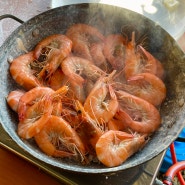 화성 왕새우 소금구이 대하 맛집 : 평전양식장 따끈따끈 후기💛
