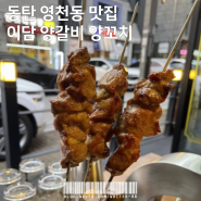 동탄맛집 육즙 가득한 양꼬치 이담 양갈비 양꼬치 영천동맛집 회식장소로도 좋아