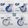 우레탄 바퀴 GF GDSP , 국내 1위의 캐스터 바퀴 엔지니어링 전문기업 지덕산업의 초정밀 고급 산업용 고중량바퀴 캐스터를 만나보세요