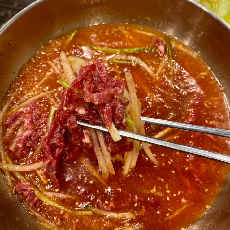 경주 북군동 한우육회물회 한우된장찌개 신라정 : 네이버 블로그