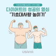 다이어트의 성공의 열쇠'기초대사량 높이기'