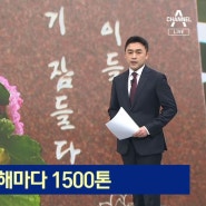 채널A 뉴스 "조화 대신 생화로 헌화" 촬영협조