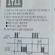 엘지 올인원 천장형 오결선 체크 운전 방법